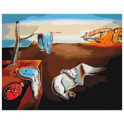 Pictură pe numere BrushMe Persistența memoriei BS3980FC