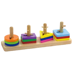 Joc educativ VIGA PolarB Enigma Geometric Figures 50968 Multicolor