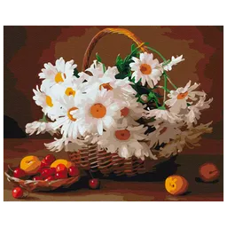 Pictură pe numere BrushMe Margarete de câmp BS29376