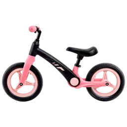 Bicicletă fără pedale Hape Learner Balance Bike Pink Black