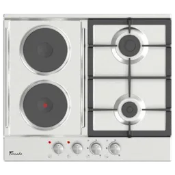 Plită încorporabilă pe gaz Tornado BRD60 2G2E Inox
