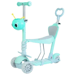 Trotinetă pentru copii cu trei roți 4Play Snail (00-00643041) Mint
