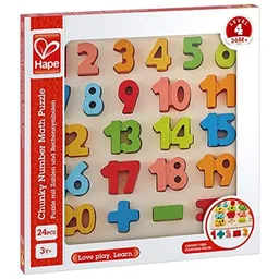 Puzzle 2D Hape Chunky number (E1550A)