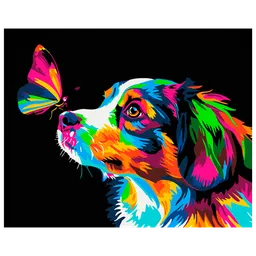 Pictură pe numere BrushMe Atingere colorată BSB0029FC