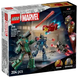 LEGO Iron Man & War Machine vs. Hammer Drones