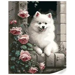 Pictură pe numere Strateg Cațeluș pe pervaz GS1630