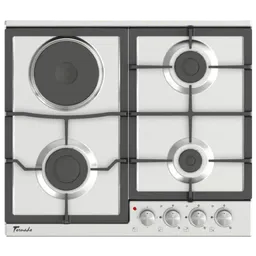 Plită încorporabilă pe gaz Tornado BRD60 3G1E Inox