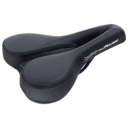 Șa de bicicletă Velo Basic Deep Channel Black White