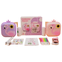 Cameră foto Toy Land M5-H2 Pink Pentru copii, 3+