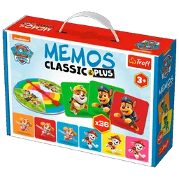 Joc de masă Trefl Game Memos Classic & Plus Paw Patrol