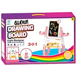 Set de creație Essa Toys Light Designer Drawing board YM2216A Pink Pentru copii, 3+