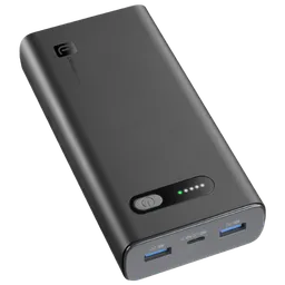 Power Bank 20000 mAh Cellularline PBFAST01PD20000K (20 W) Black