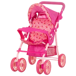 Cărucior pentru păpuși Chipolino Dolly Cupcakes Pentru plimbare KZKDL02402CC 3+