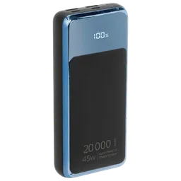 Power Bank 20000 mAh RivaCase VA1075 (45 W) Black