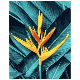 Pictură pe numere Strateg Floare galbenă GS1540