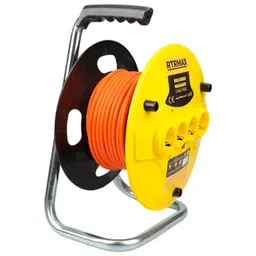 Prelungitor pe tambur RTRMAX REM31550 50 m Yellow