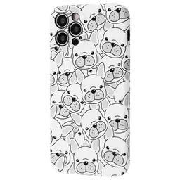 Husă pentru smartphone Apple iPhone 13 Pro Max (NEON X LUXO Bulldogs) Gray White