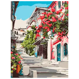 Pictură pe numere BrushMe Grecia RBS7519FC