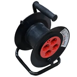 Tambur pentru prelungitor Lemira Y 16-01 fără cablu Black