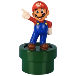 Lampă de masă fan Paladone Super Mario Multicolor