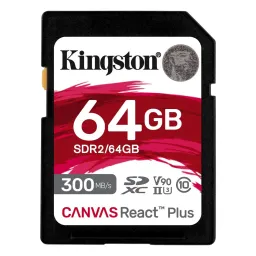 Cartelă de memorie Kingston Canvas React Plus 64GB