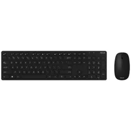 Tastatură fără fir + Mouse ASUS W5000, Black