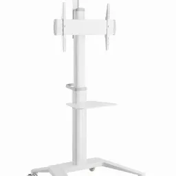 Suport TV de podea Gembird TVS-70T-02-W, White