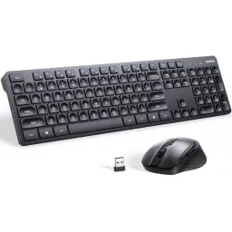 Tastatură fără fir + Mouse UGREEN MK006, Black