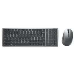 Tastatură fără fir + Mouse Dell KM7120W, Grey