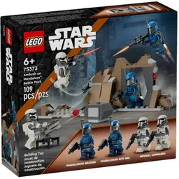 Constructor Lego Star Wars Ambush on Mandalore Battle Pack 75373 de la 6+ ani