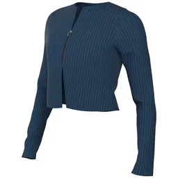 Nike W NSW NK CHLL KNT RIB FZ CRDGN