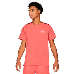 Tricou bărbătesc Nike M NK DF RUN DVN NV RISE 365 SS S Roz