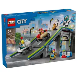 Constructor Lego City No Limits: Race Car Ramp Track 60460 de la 6+ ani