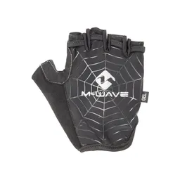 Manusi pentru bicicleta M-WAVE SPIDERWEB-GEL HALF Negru 719894