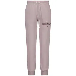 Pantaloni Nike W NSW PHNX FLC MR STD LOGO PNT S Liliac Femei