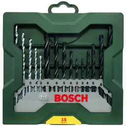 Set de burghie Bosch 15 Elemente 2607019675