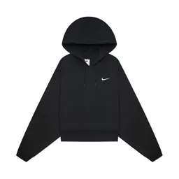 Hanorac Nike W NSW JRSY OS PO HOODIE M Negru Femei