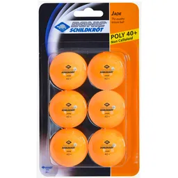 Set mingi pentru tenis de masa 6 buc Donic DONIC JADE 40+ ORANGE