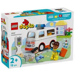 Constructor Lego Duplo Ambulance & Driver 10447 de la 2+ ani