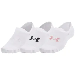 Sosete Unisex Under Armour UA Essential UltraLowTab 3pk S Alb