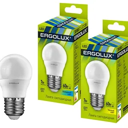 Ergolux LED G45 7W E27