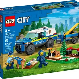 Constructor Lego City Mobile Police Dog Training 60369 de la 5+ ani