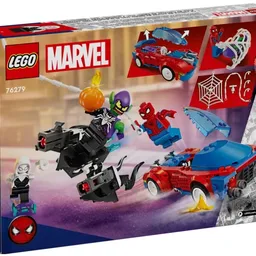 Lego Marvel Spider-Man Race Car & Venom Green Goblin