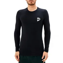 Hanorac pt bărbați Green Hill Rash Guard S Negru