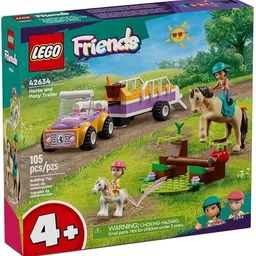 Constructor Lego Friends Horse and Pony Trailer 42634 de la 4+ ani
