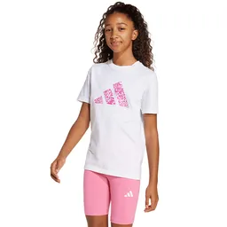 Tricou Adidas JG ANIMAL LOGO / Femei / 140 / Alb