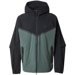 Hanorac pt bărbați Nike M NK TCH WVN WR FZ JKT XXL Negru-verde
