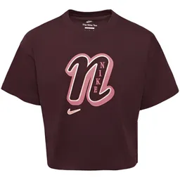 Tricou Nike G NSW TEE GRAPHIC STAR / Femei / XL / Bordo