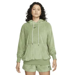 Hanorac Nike W NSW TRRY OS PO HOODIE A2 XS Verde Femei