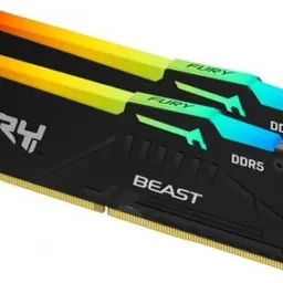 Memorie operativa Kingston FURY® Beast DDR5 RGB 5600 MHz 128GB (Kit of 2*64GB)